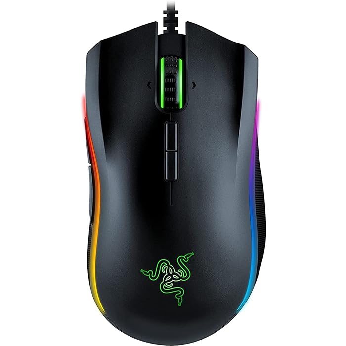 Razer Mamba Elite Wired Gaming Mouse: 16000 DPI Optical Sensor, Black