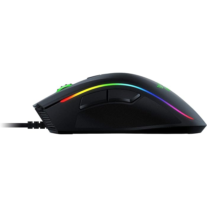 Razer Mamba Elite Wired Gaming Mouse: 16000 DPI Optical Sensor, Black