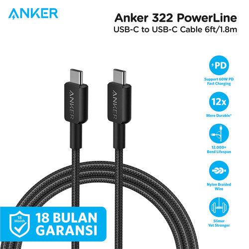 ANKER 322 USB-A To USB-C Cable 6Ft