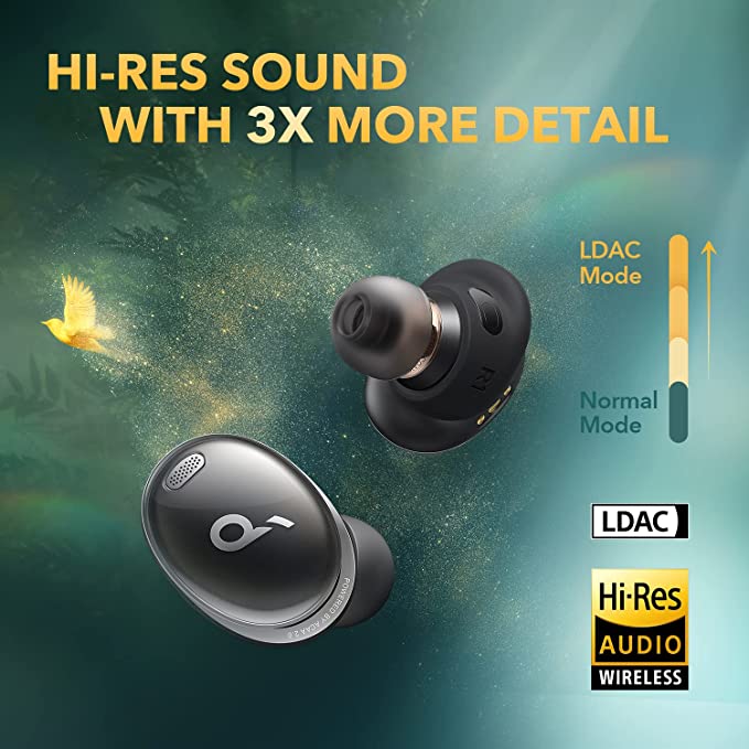 Anker Soundcore Liberty 3 Pro, Noise Cancelling Earbuds, 6 Mics Calls