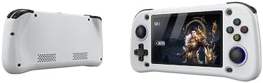 G28 Retro Handheld Game Console, 4.3-Inch HD Screen, 64GB Card, Multi-Emulator – Black