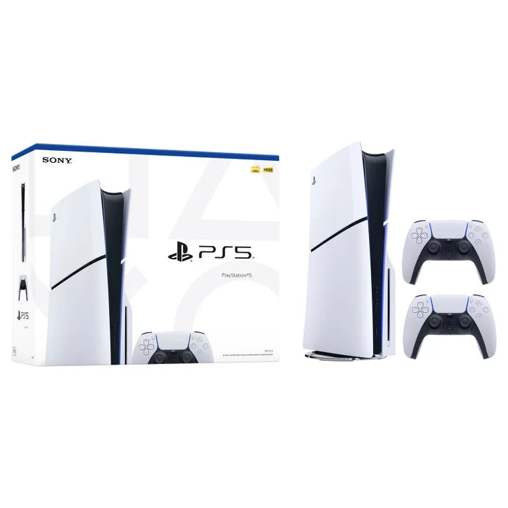 Sony Playstation 5 Disc Edition Console, With Extra Dualsense Controller & Cooler Stand