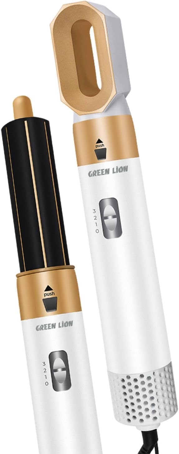 Green Lion 5 In 1 Professional Hair Styler 2 - White