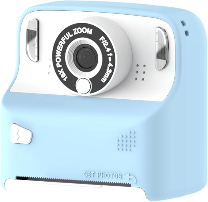 Porodo  Kids Print Camera, Built-In Fill Light, Selfie Mirror, Built-In Games