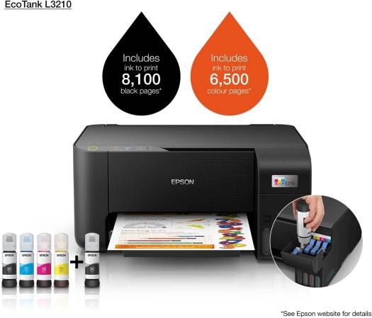 Epson L3210 All-in-One Ink Tank Printer