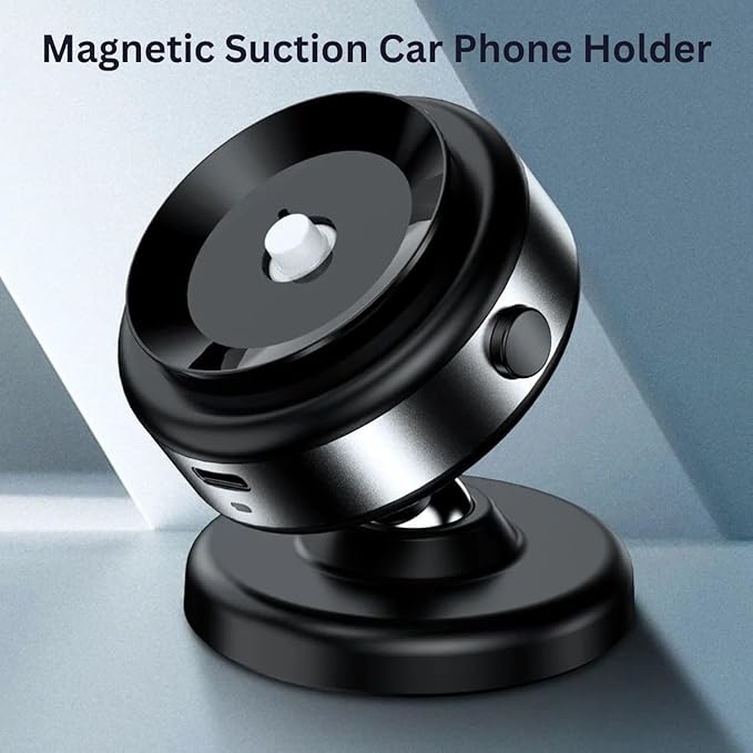Magnetic Wireless Car Charger Mount, 360° Rotatable, Electric Suction Holder