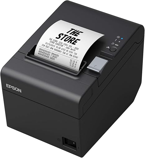 Epson TM-T20III (011) USB + Serial POS Thermal Receipt Printer with PSU – Black