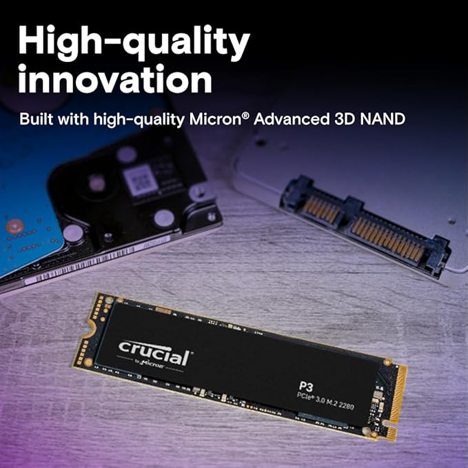 Crucial P3 M.2 NVMe Internal Solid State Drive