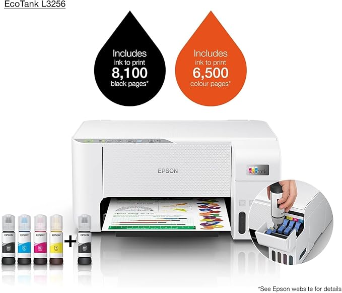 Epson L3256 – Wireless All-in-One Ink Tank Printer