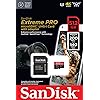 SanDisk 512GB Extreme Pro microSD UHS I Card for 4K Video , Red/Black