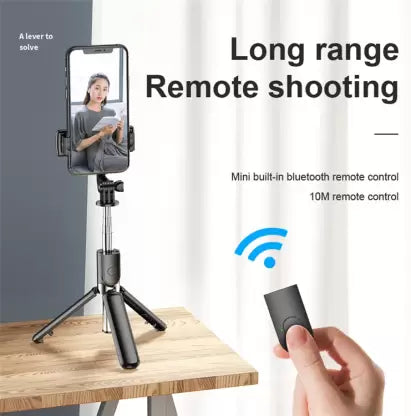 S03 Selfie Stick Integrated Tripod Connect With Bluetooth