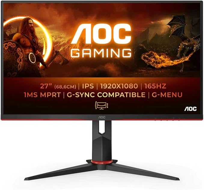 AOC 27G2SP 27 INCH 165Hz 1ms IPS FHD Gaming Monitor USED