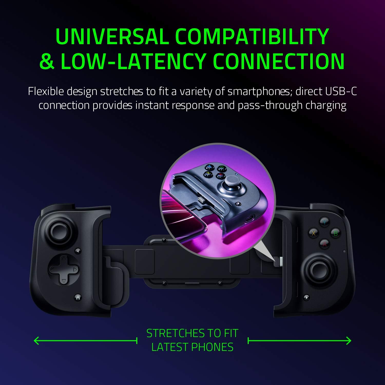Razer Kishi Mobile Game Controller / Gamepad for Android USB-C