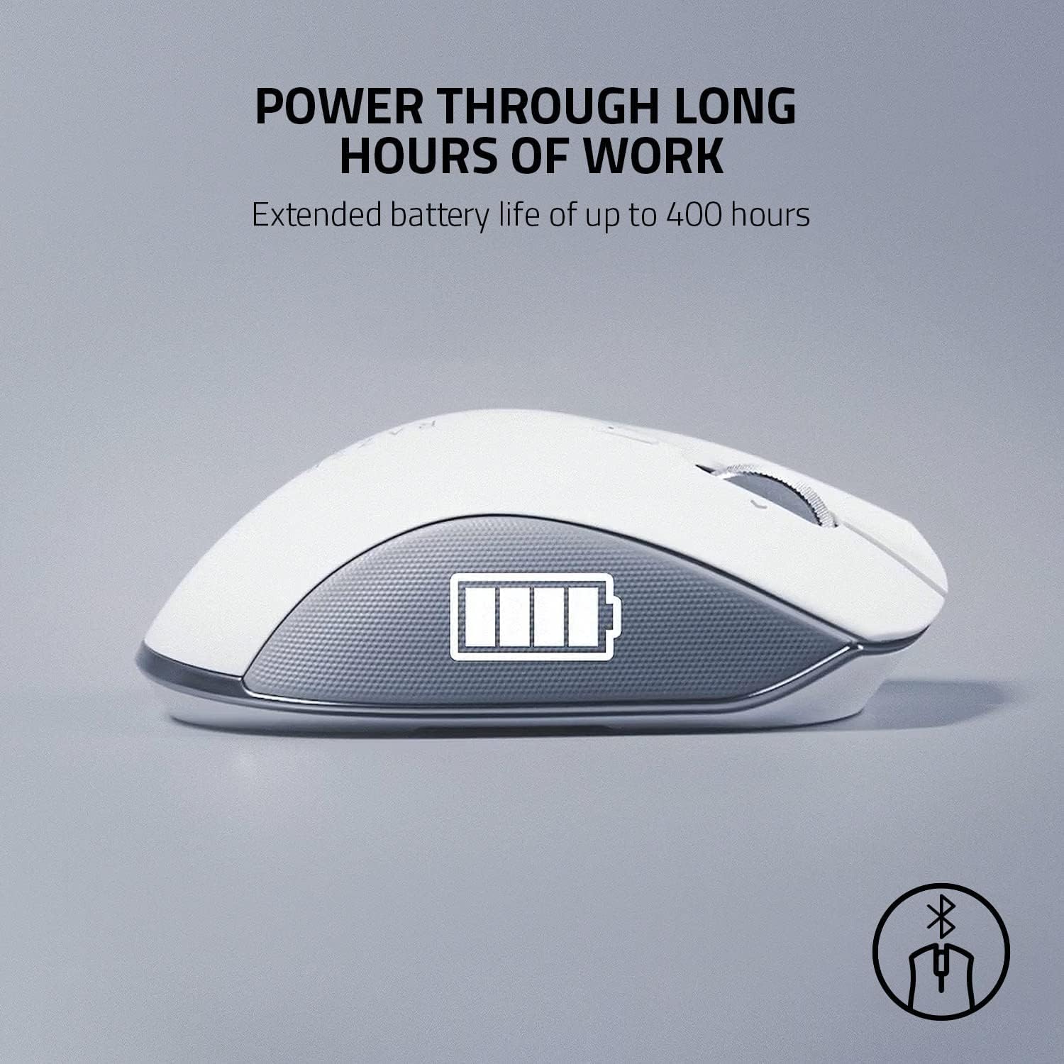 Razer Pro Click Humanscale Wireless Mouse Ergonomic Form Factor, WHITE