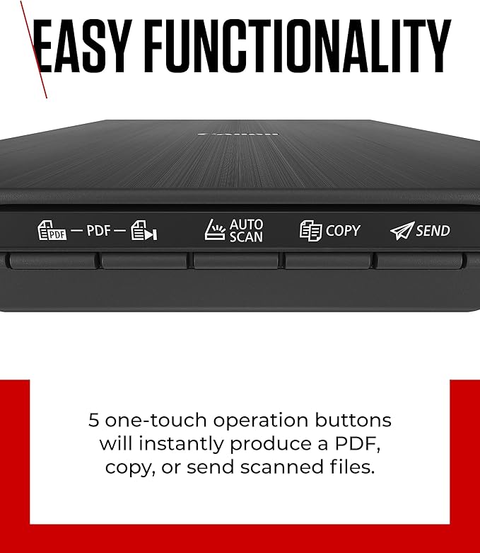 Canon CanoScan LiDE 400 Flatbed Scanner – 4800×4800 dpi