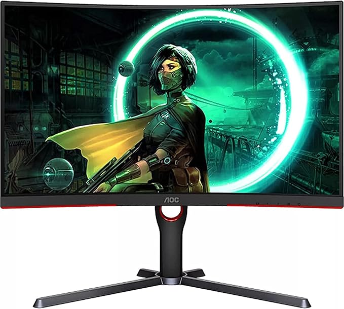 AOC C27G3 27 Inch 165Hz 1 Ms FHD Curved Gaming Monitor gamingstoreuae