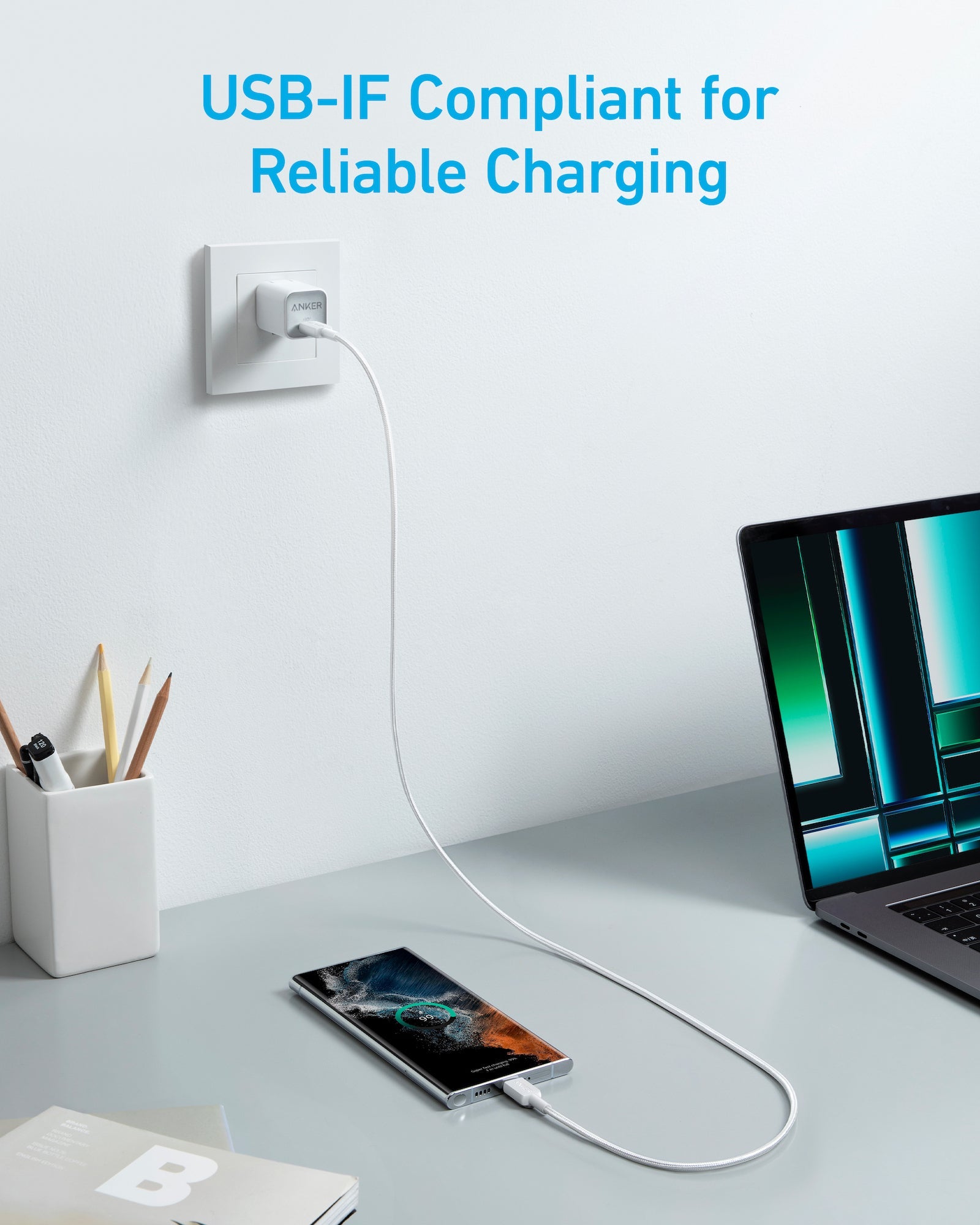 Anker 322 USB-C to USB-C Cable (3ft/6ft)