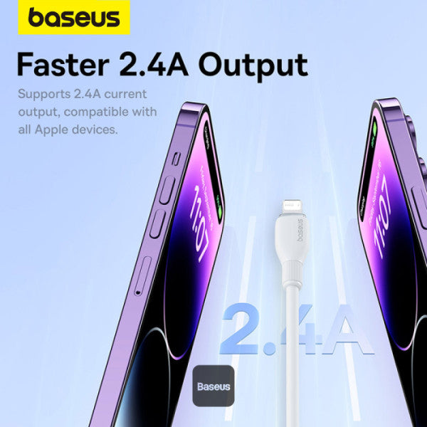 Baseus Pudding Series Fast Charging Cable USB-A to Lightning 12W 2.4A 1.2M