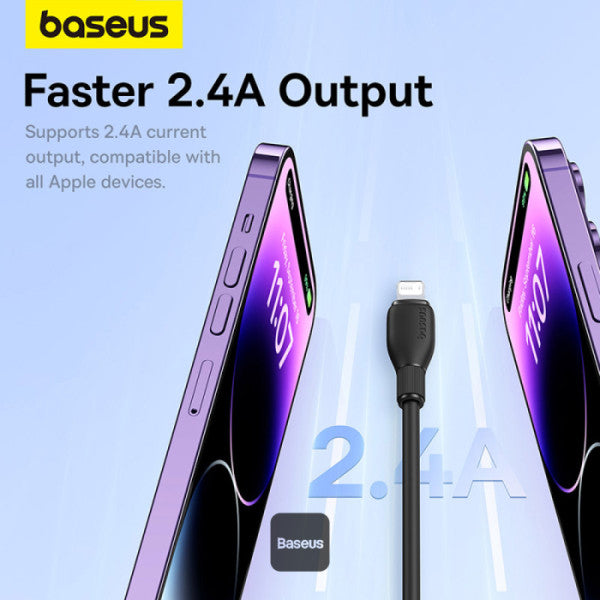 Baseus Pudding Series Fast Charging Cable USB-A to Lightning 12W 2.4A 1.2M