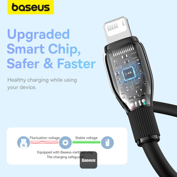 Baseus Pudding Series Fast Charging Cable USB-A to Lightning 12W 2.4A 1.2M