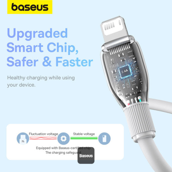 Baseus Pudding Series Fast Charging Cable USB-A to Lightning 12W 2.4A 1.2M
