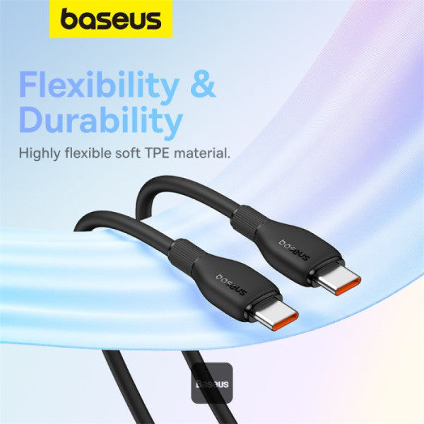 Baseus Pudding Series Type-C to Type-C Fast Charging Cable 100W 5A 1.2M