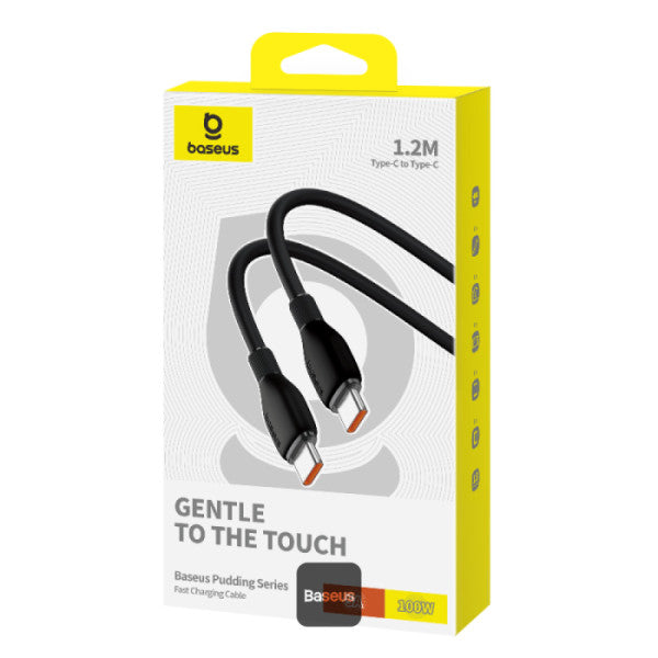 Baseus Pudding Series Type-C to Type-C Fast Charging Cable 100W 5A 1.2M