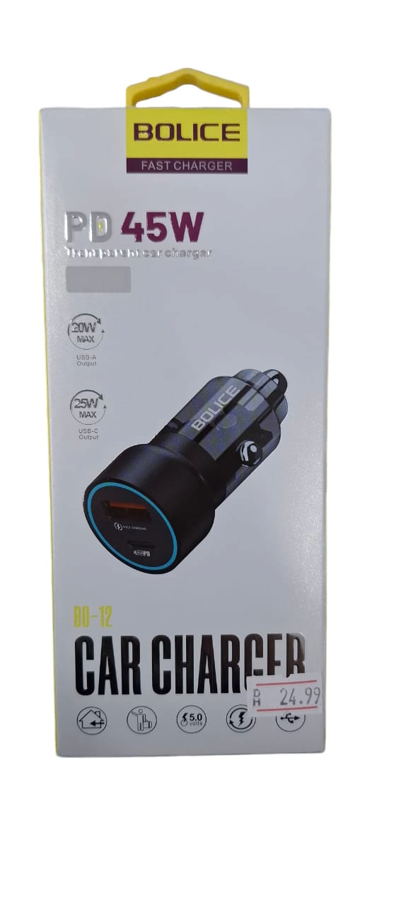Bolice BO-12 45W Car Charger gamingstore
