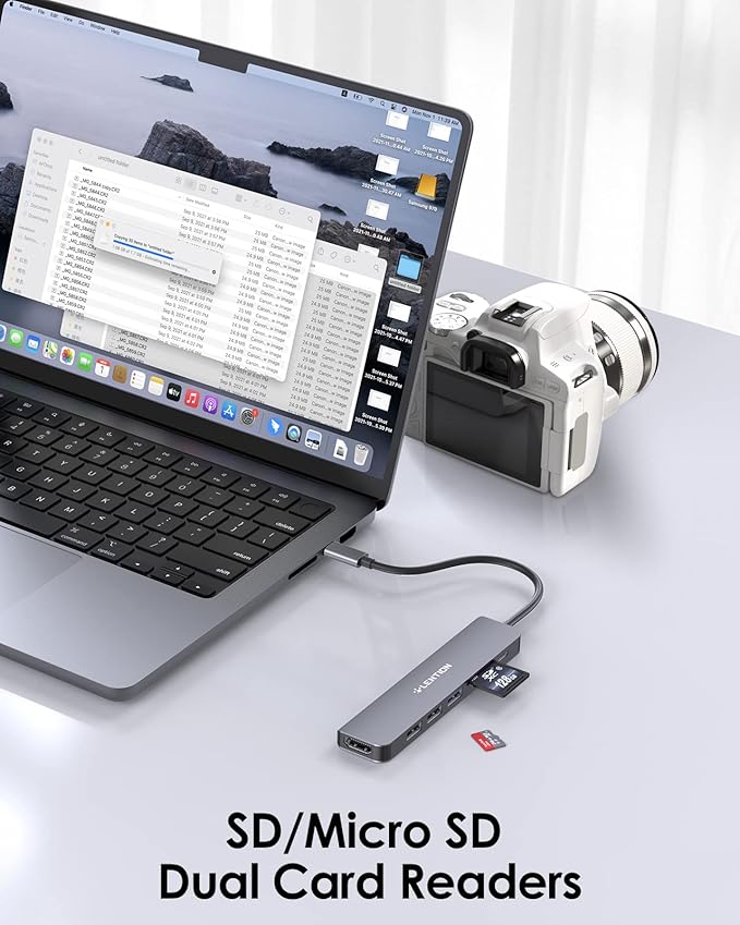 LENTION USB-C Hub with 100W Charging