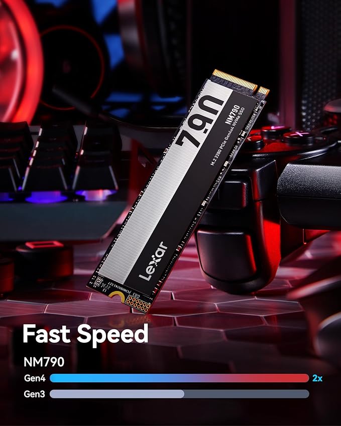 Lexar NM790 M.2 NVMe Internal Solid State Drive gamingstoreuae