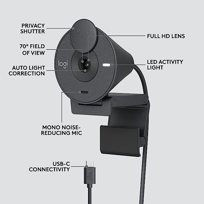 Logitech Brio 300 gamingstoreuae