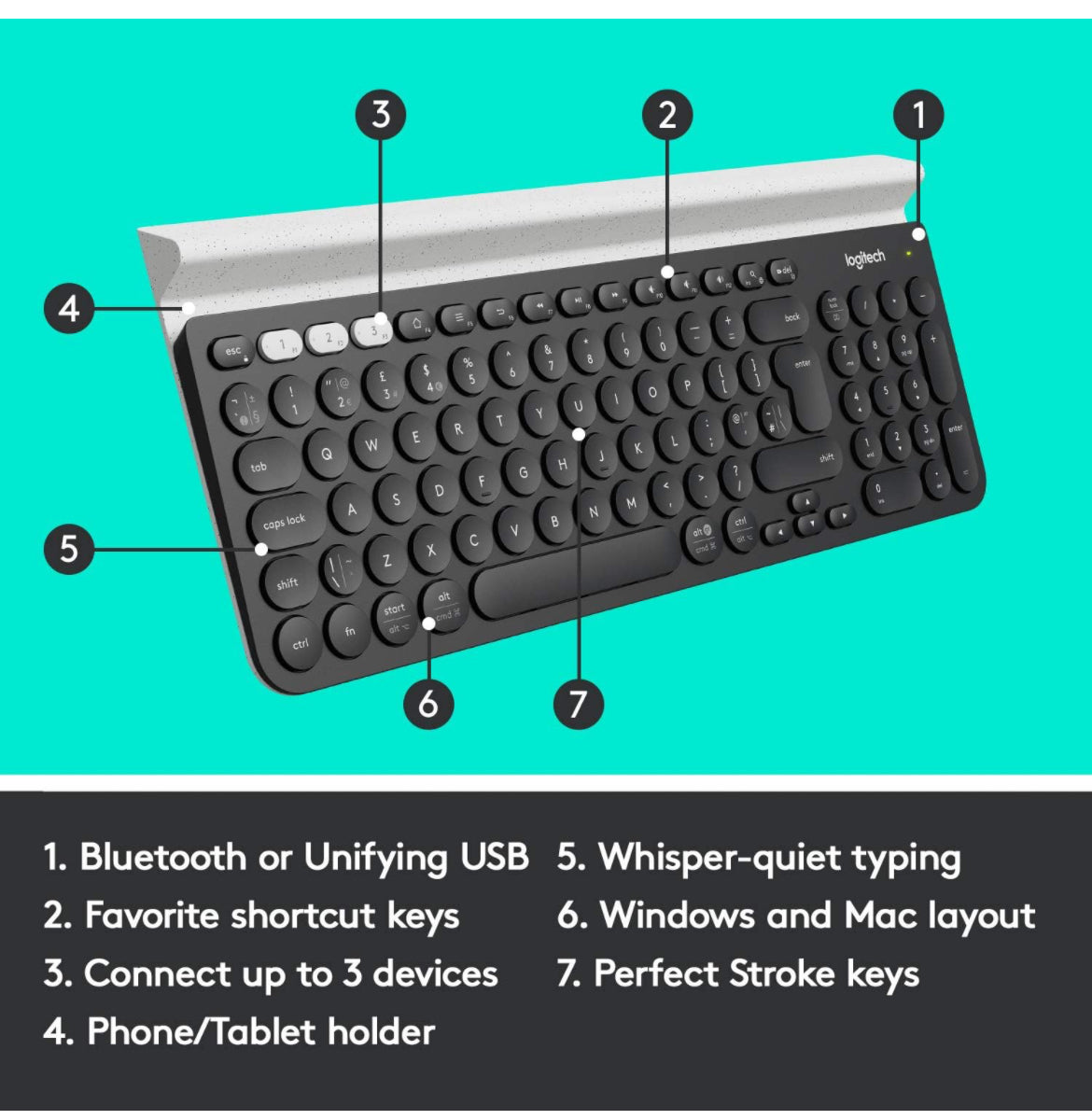 Logitech  K780 gamingstoreuae