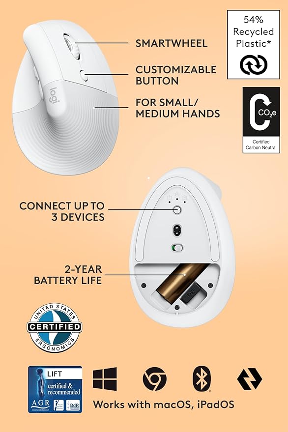 Logitech Lift Vertical gamingstoreuae