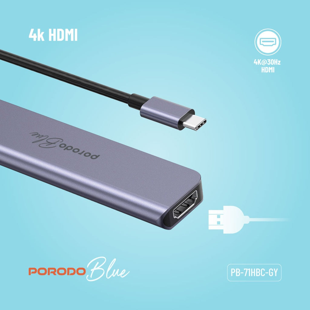 Porodo 7-in-1 Hub gamingstore