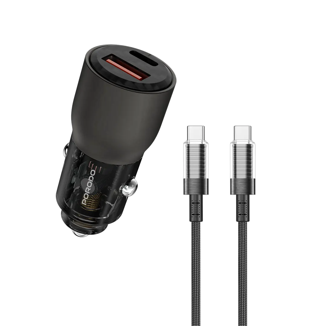 Porodo 95W Car Charger gamingstoeuae