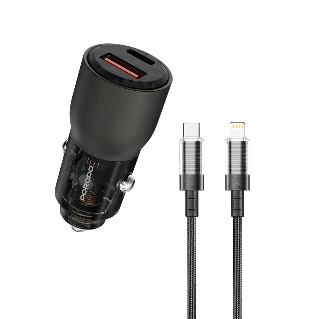 Porodo 95W Car Charger gamingstoreuae