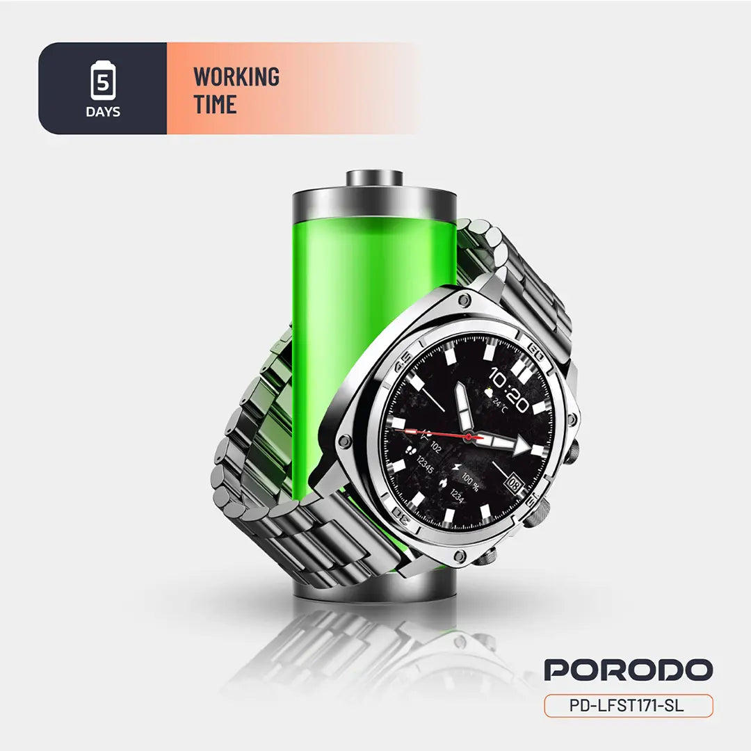 Porodo Chrono Steel gamingstoreuae