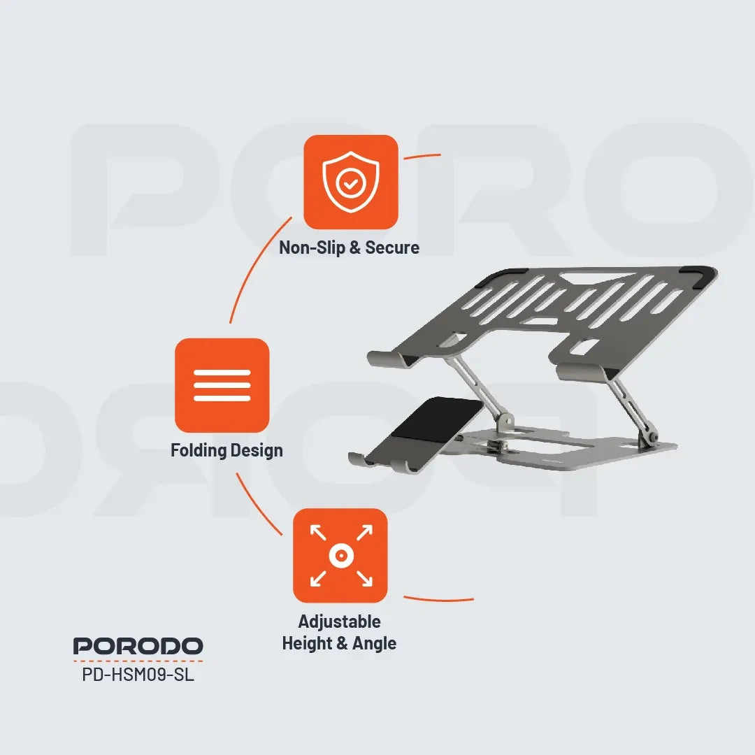 Porodo Folding Stand gamingstoreuae