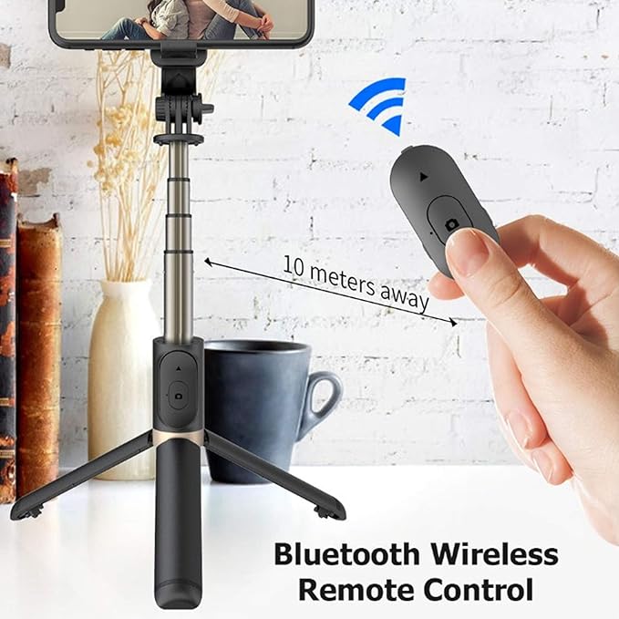 Q03 Bluetooth Remote Control Tripod Selfie Stick