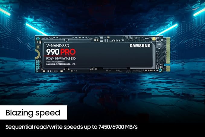 Samsung 990 Pro With Heatsink 4Tb M.2 Nvme Internal Solid State Drive gamingstoreuae