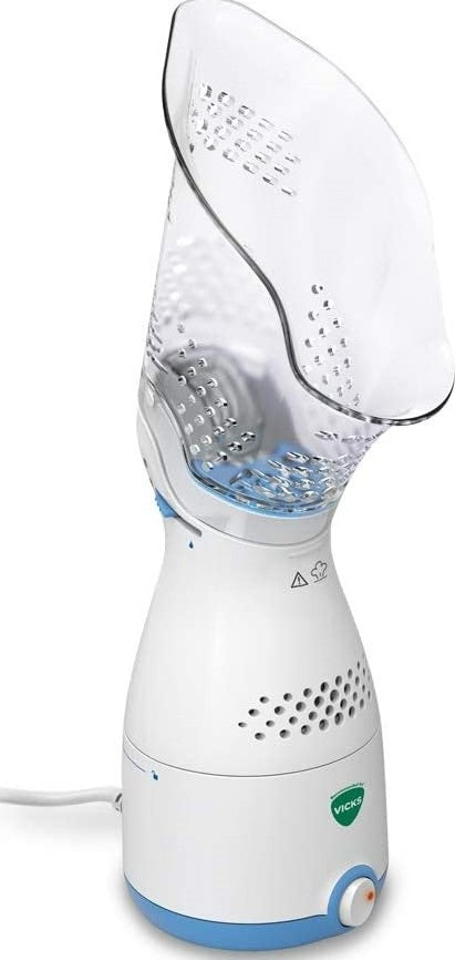 Vicks VH 200E1,Personal Sinus Inhaler Face Steamer W/ Soft Face Mask ...